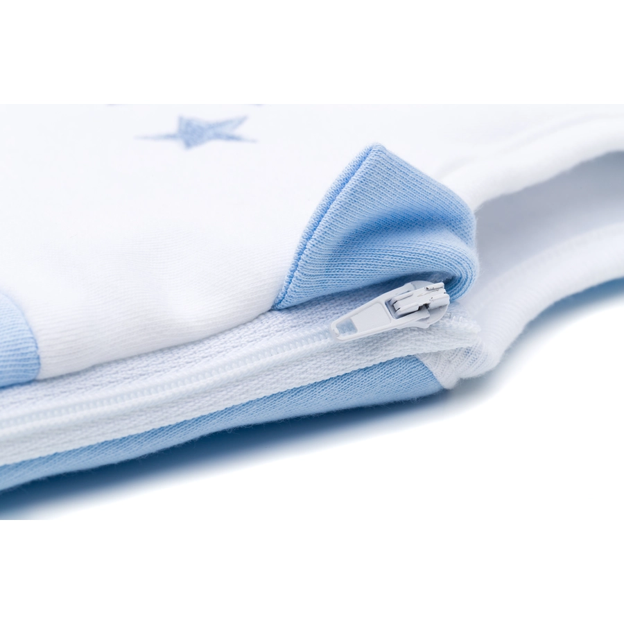 fillikid Ganzjahresschlafsack Jersey Blau mit Sternenapplikation TOG: 2.5