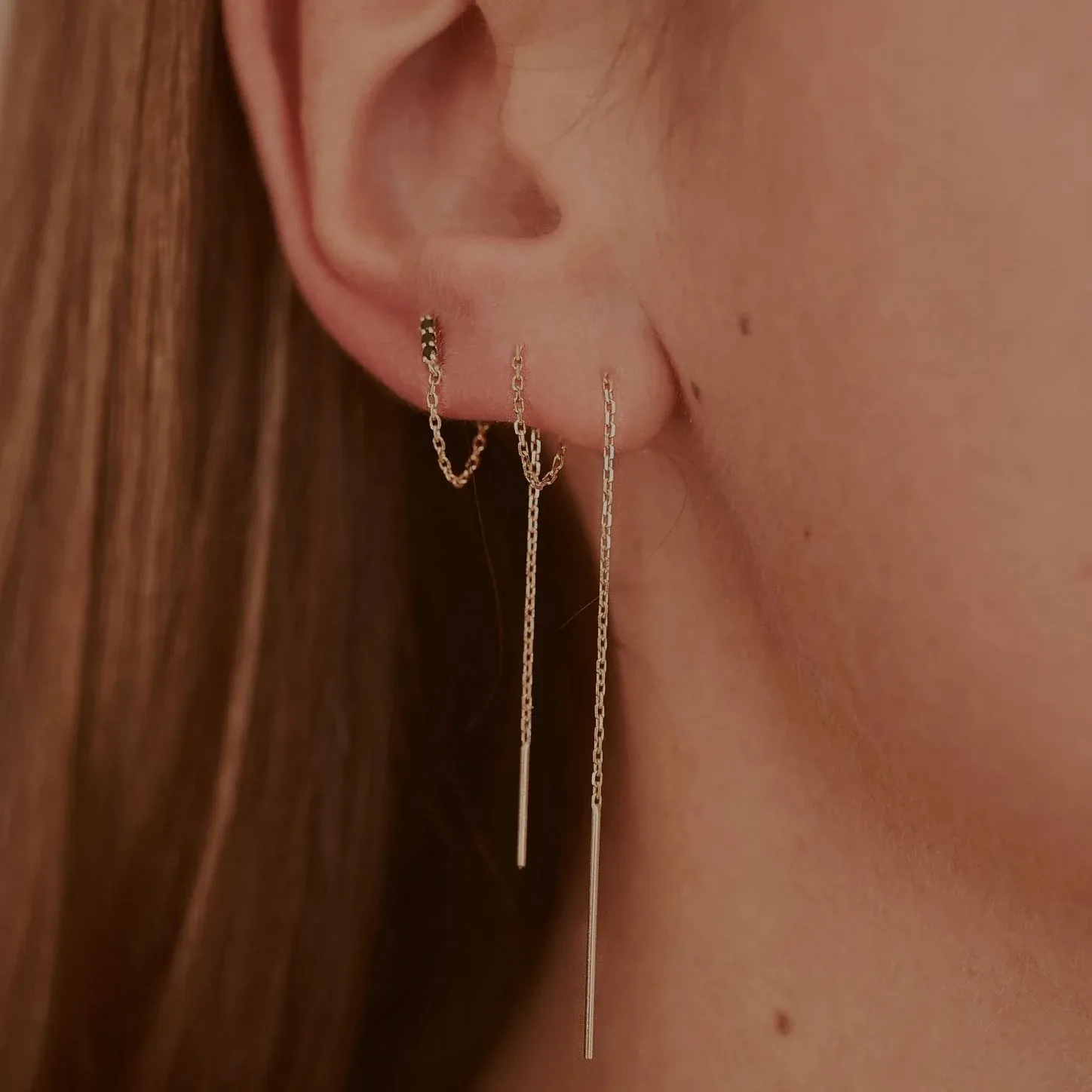 Boucle d'Oreille Alba Longue Douze Paris