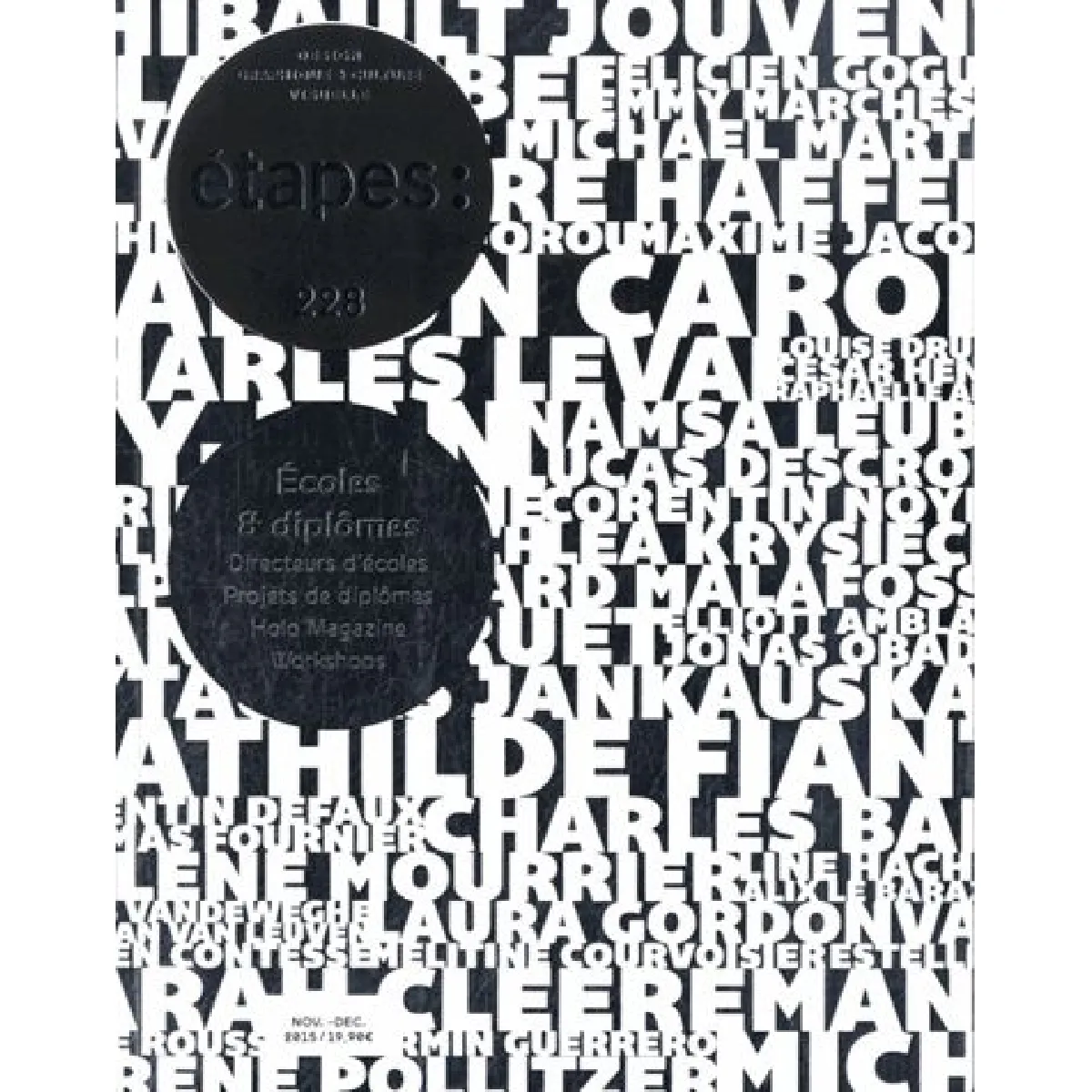 Etapes : design graphique & culture visuelle, n° 228. Ecoles & diplômes · Occasion