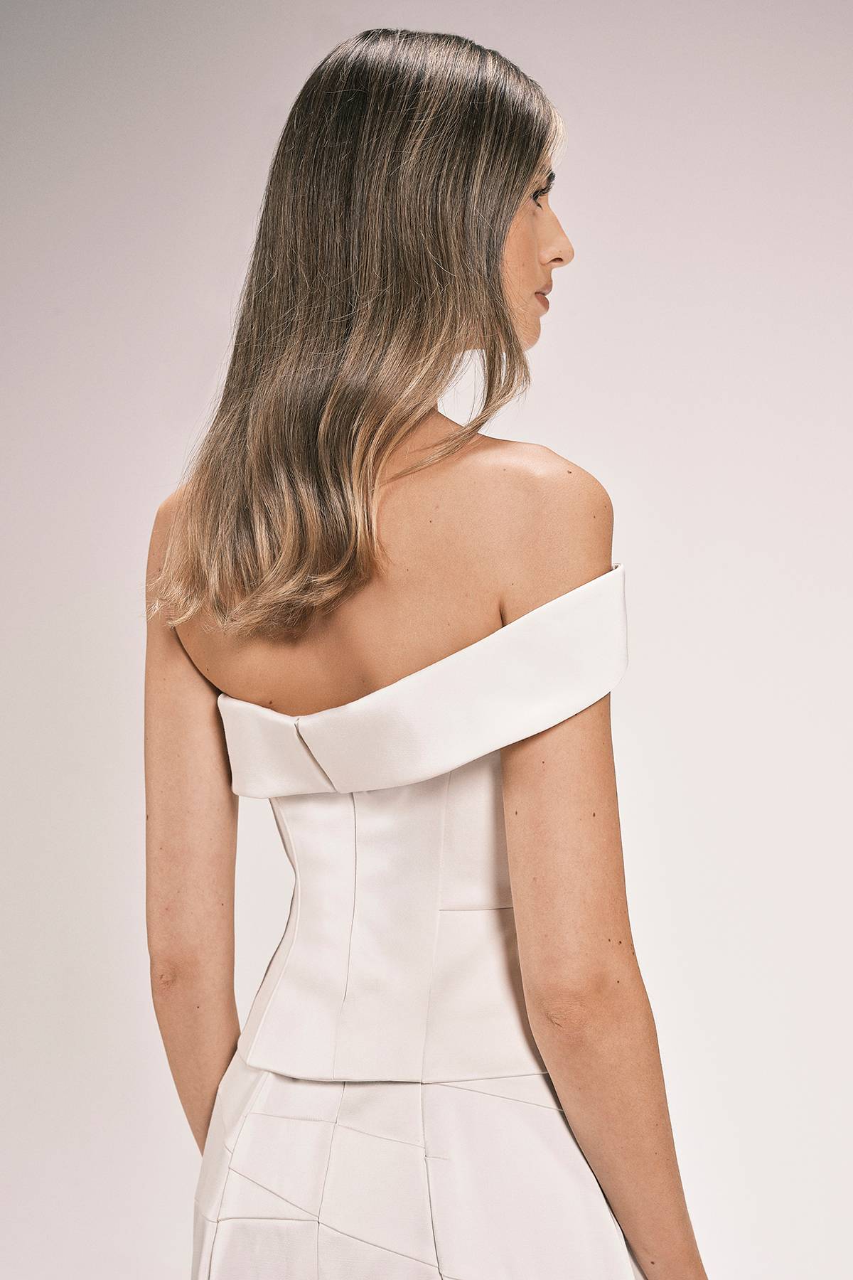 KarenMillen Haut Bustier Ajusté En Satin Petite