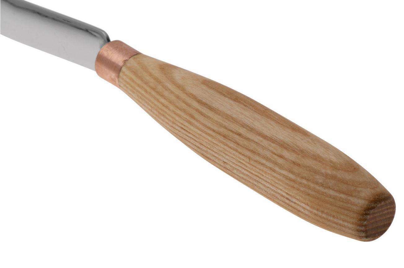 BeaverCraft Compact Long Bent Gouge K6L-15 Sweep 6, 15 mm, guts
