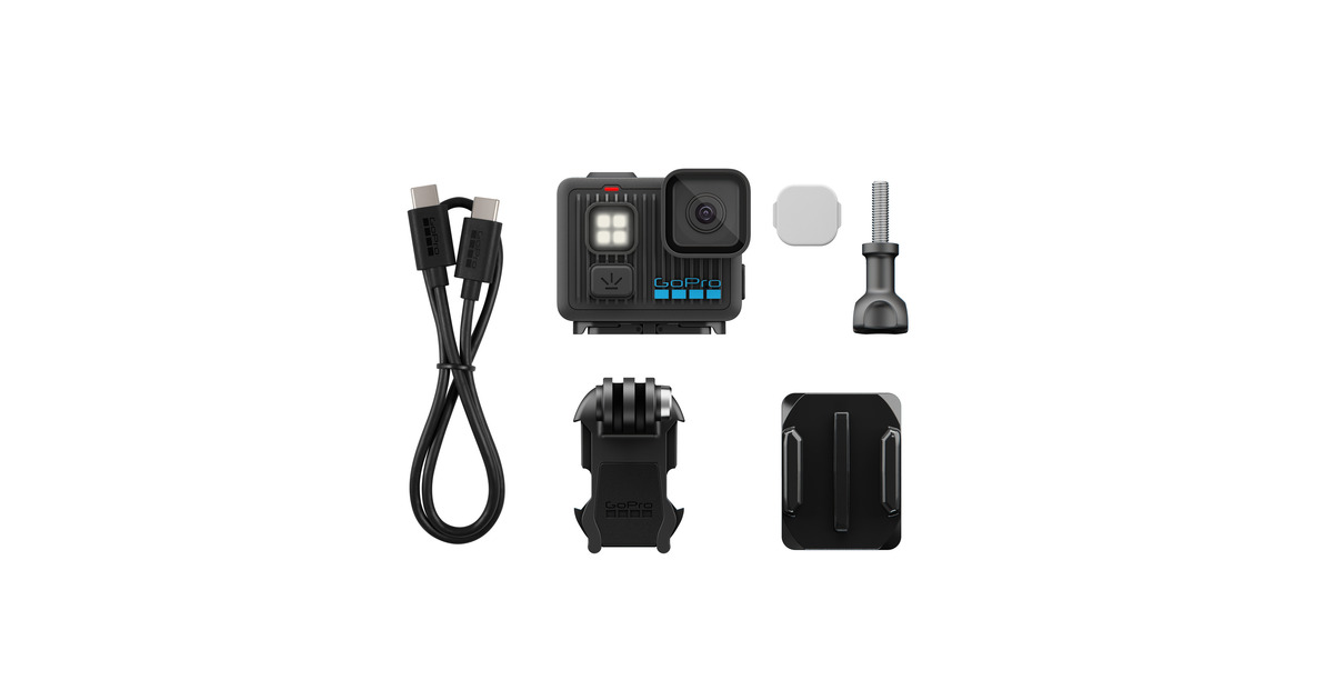GoProLIT HERO videocamera  (Zwart, Wi-Fi 6, Bluetooth LE 5.3, USB-C)