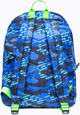 JUSTHYPE Ryggsekk 17L, Neon Logo Camo