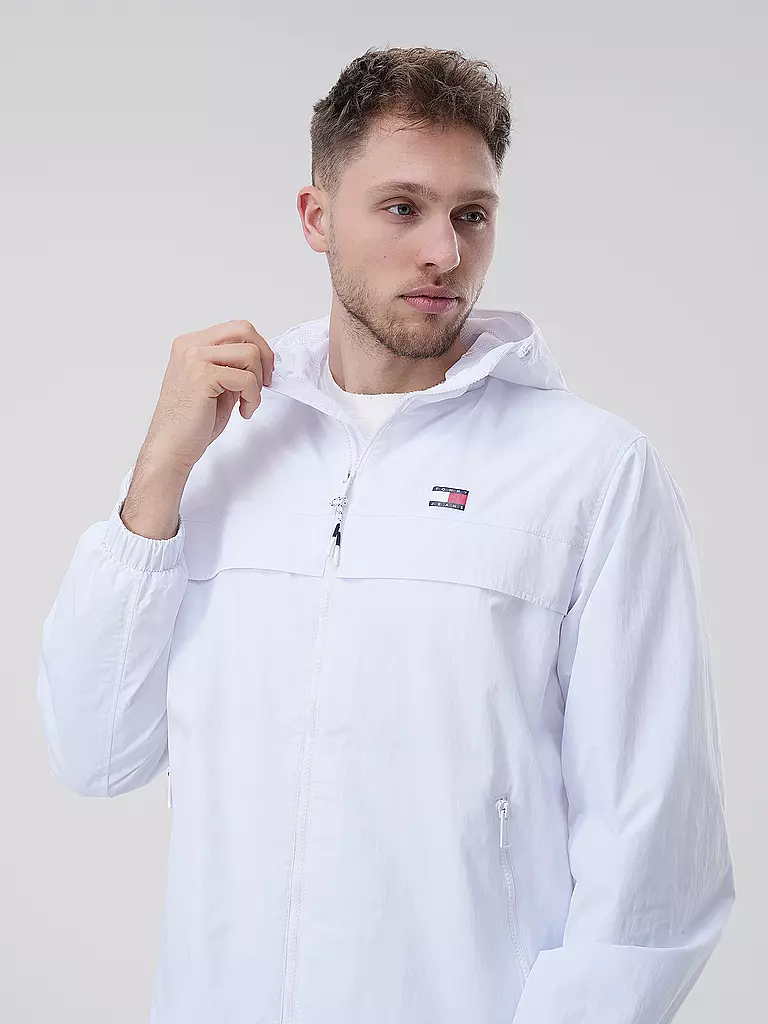 TOMMY JEANS Windbreaker CHICAGO weiss