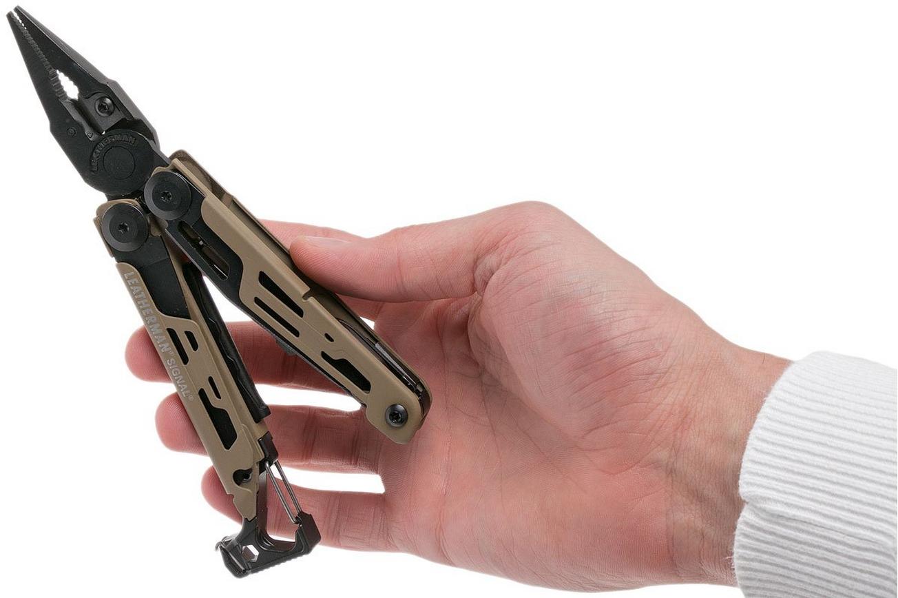 Leatherman Signal Coyote survival multitool, nylon foedraal