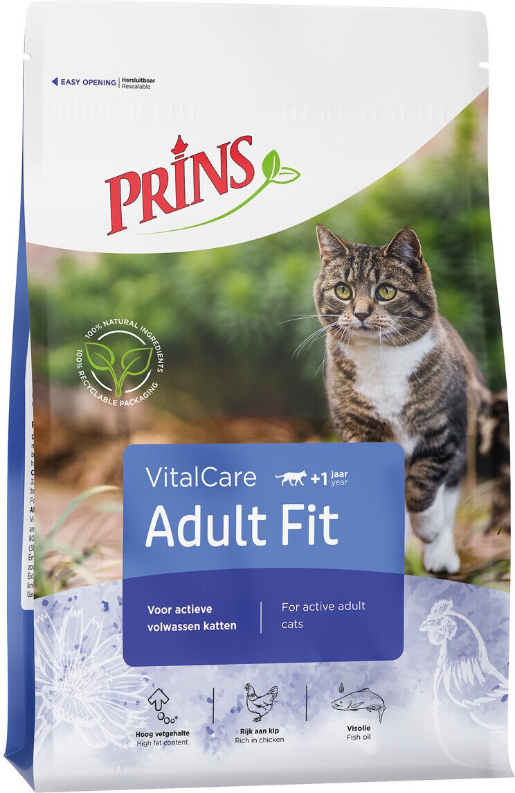 Prins kattenbrokken VitalCare adult fit 1,5 kg