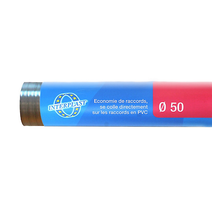 Tube flexible sanitaire Interplast ø50 mm, l.1 m
