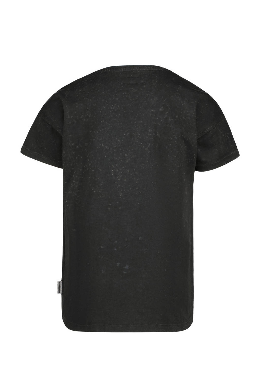 Vingino T-shirt Hester met printopdruk zwart