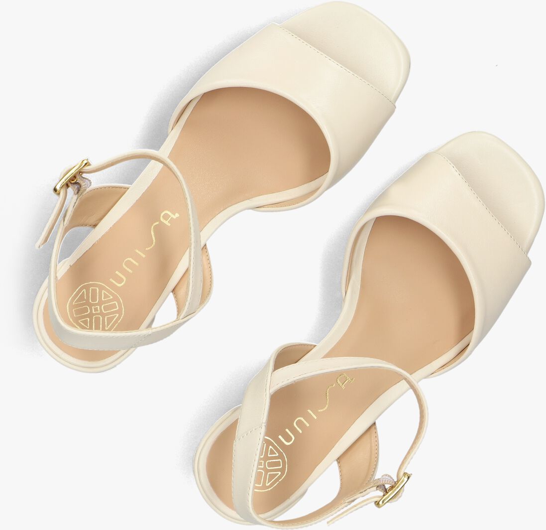 beige unisa sandalen met hak ney