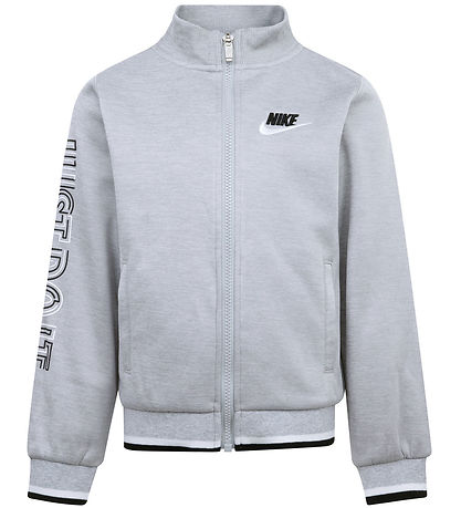 Nike Trainingsanzug - Cardigan/Hosen - Light Rauch Grey Heather
