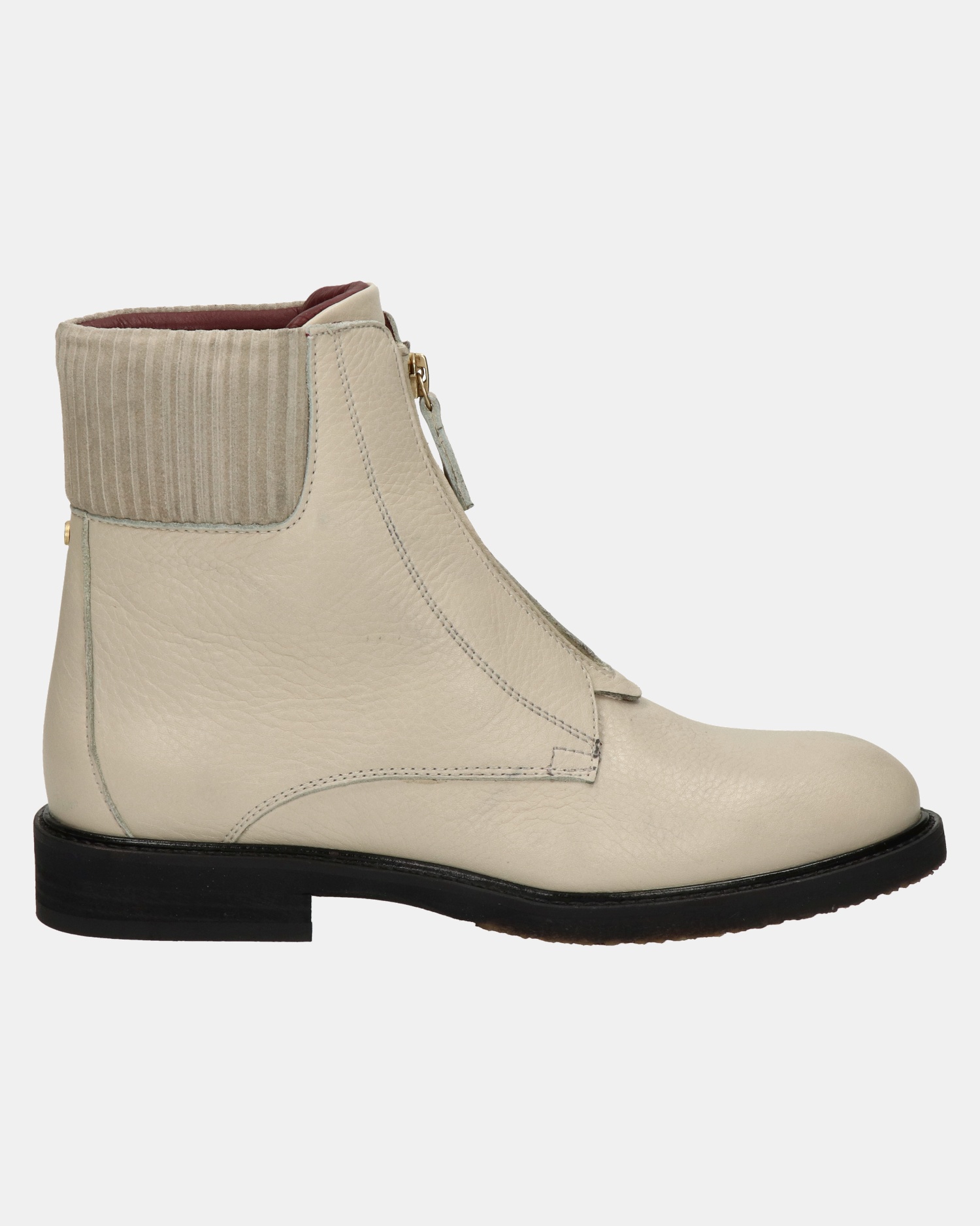Fred de la Bretoniere Rits- & gesloten boots  - ecru