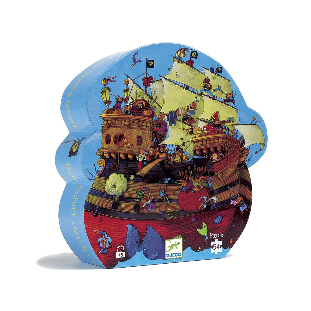 Puzzle Silhouette - 54 Pièces - Le Bateau de Barberousse