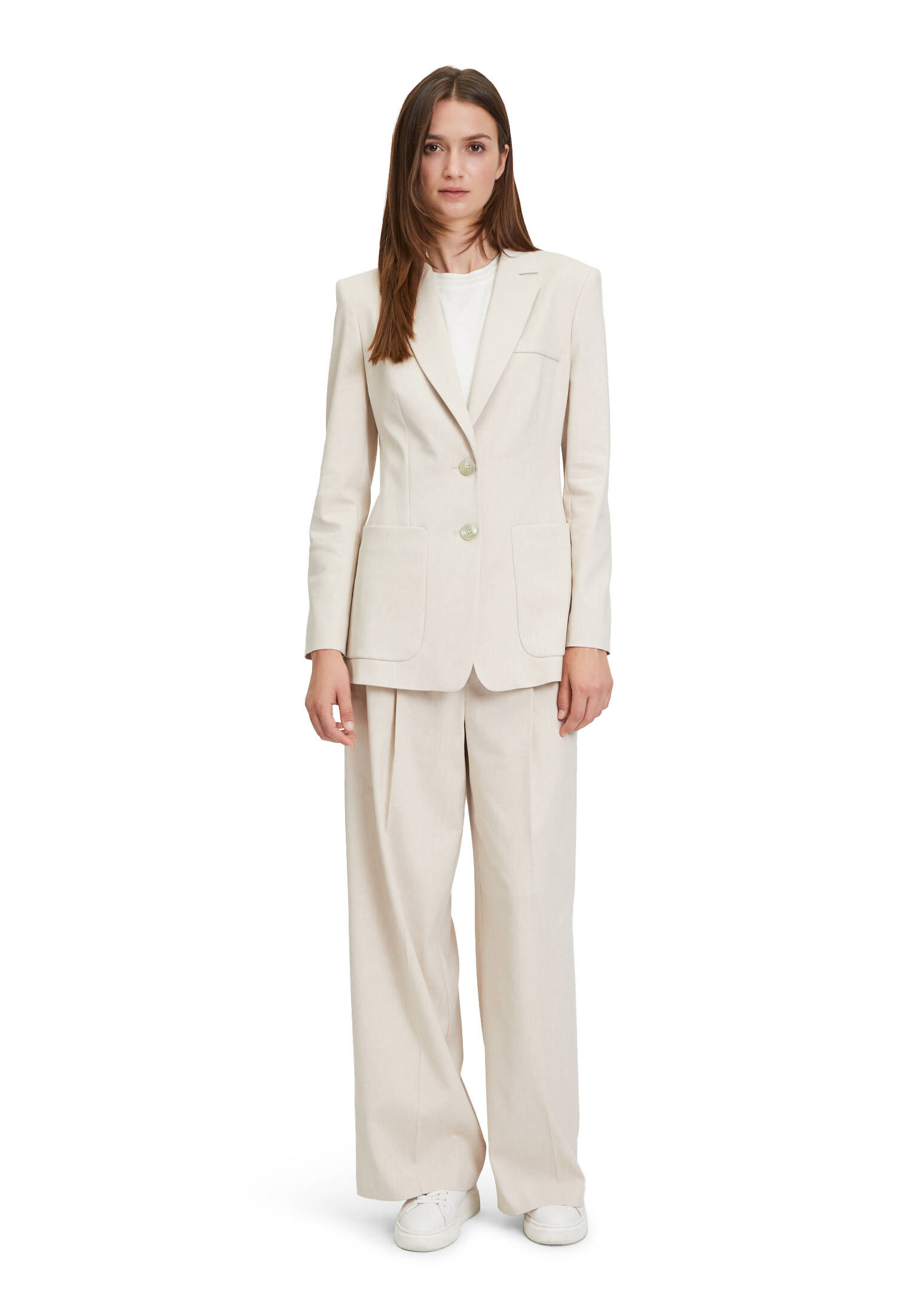 Betty & Co| Damen Businessblazer mit Taschen
