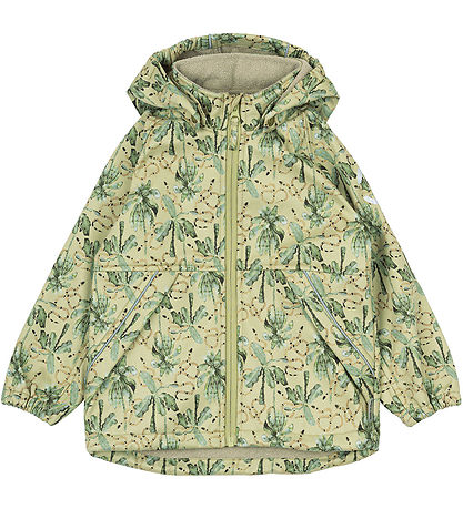 Mikk-Line Softshelljacke m. Fleece - Recycelt - Grau Green m. Pr