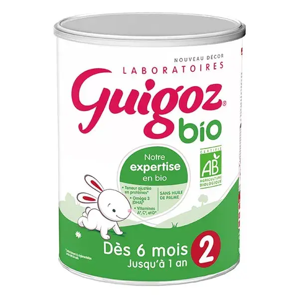 Leite Orgânico Guigoz 2ª Etapa 800g