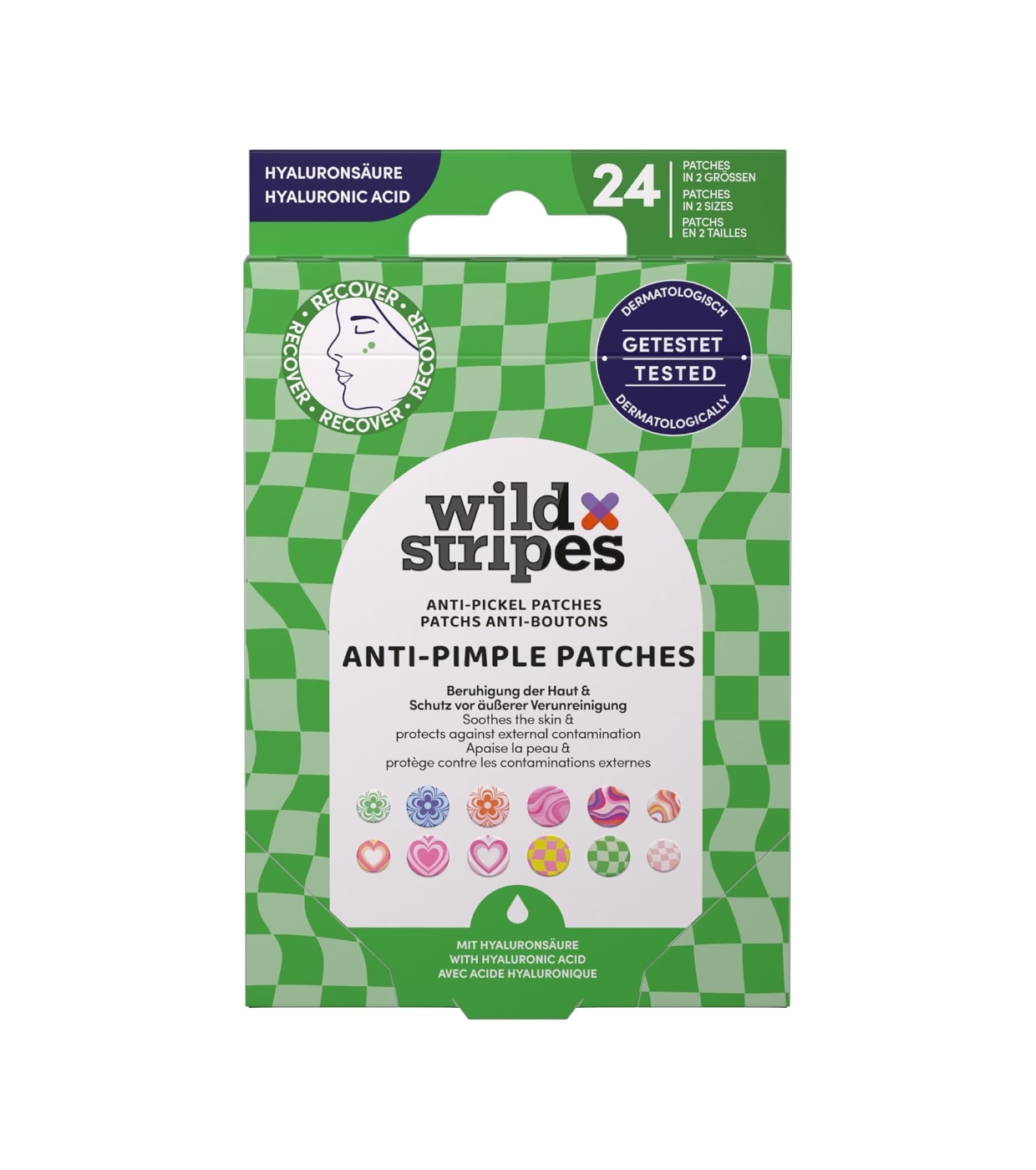 Wild Stripes - Manchas para espinhas - Ácido hialurônico
