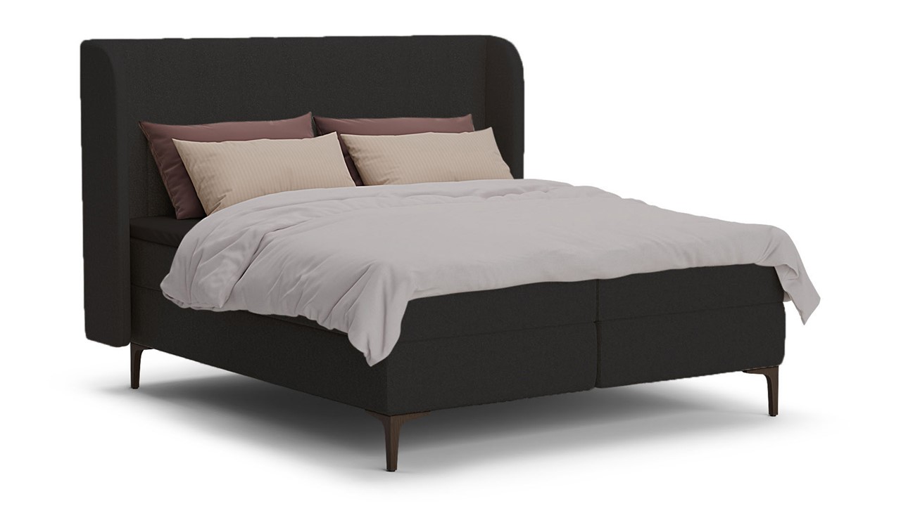 Boxspring Ivory - Pure touch charcoal