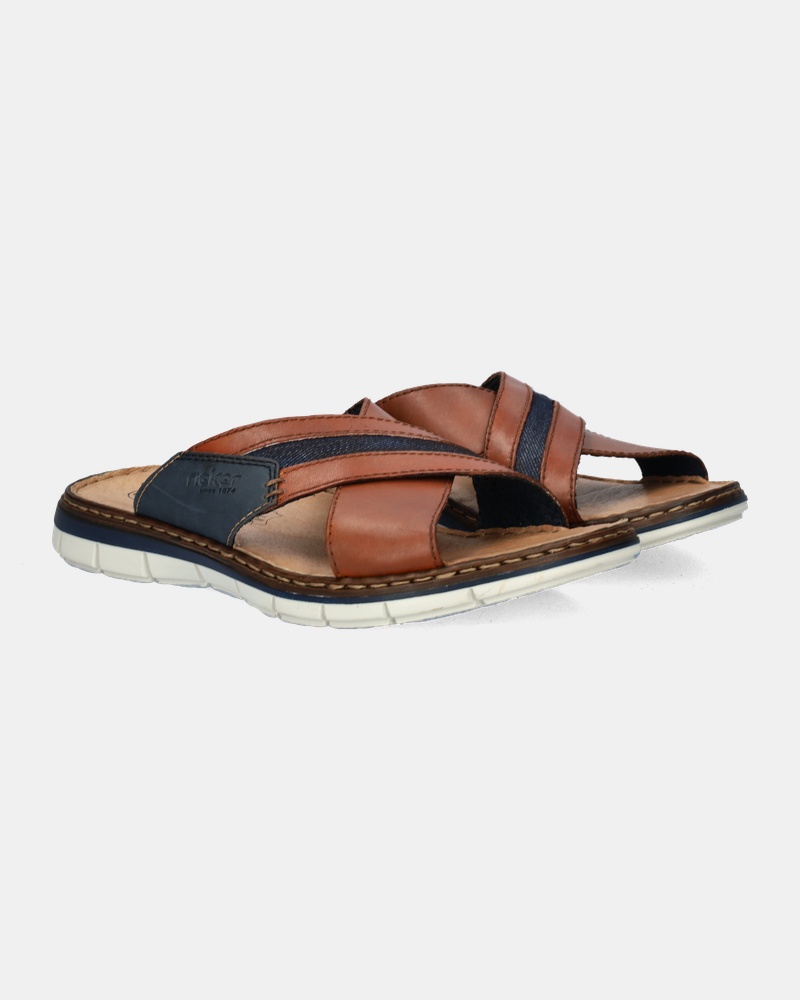 Rieker Slippers  - cognac
