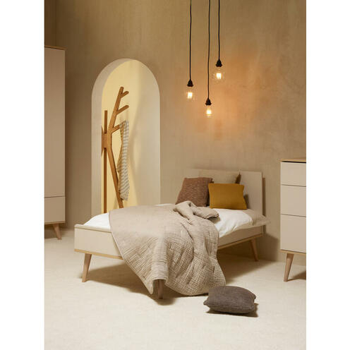Lit 140 x 70 CM Flow Argile - QUAX
