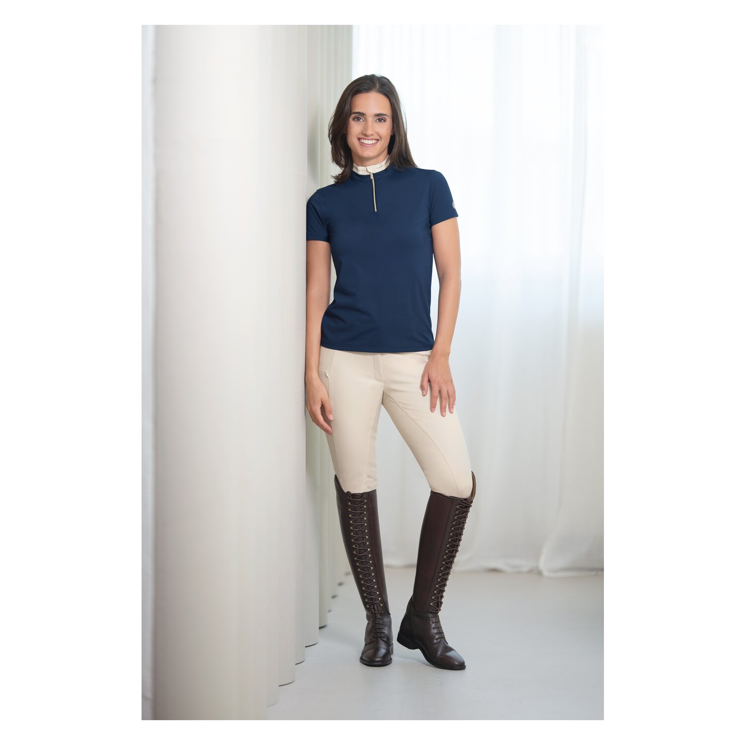 Cheval de Luxe Hybrid-Reithose - ecru