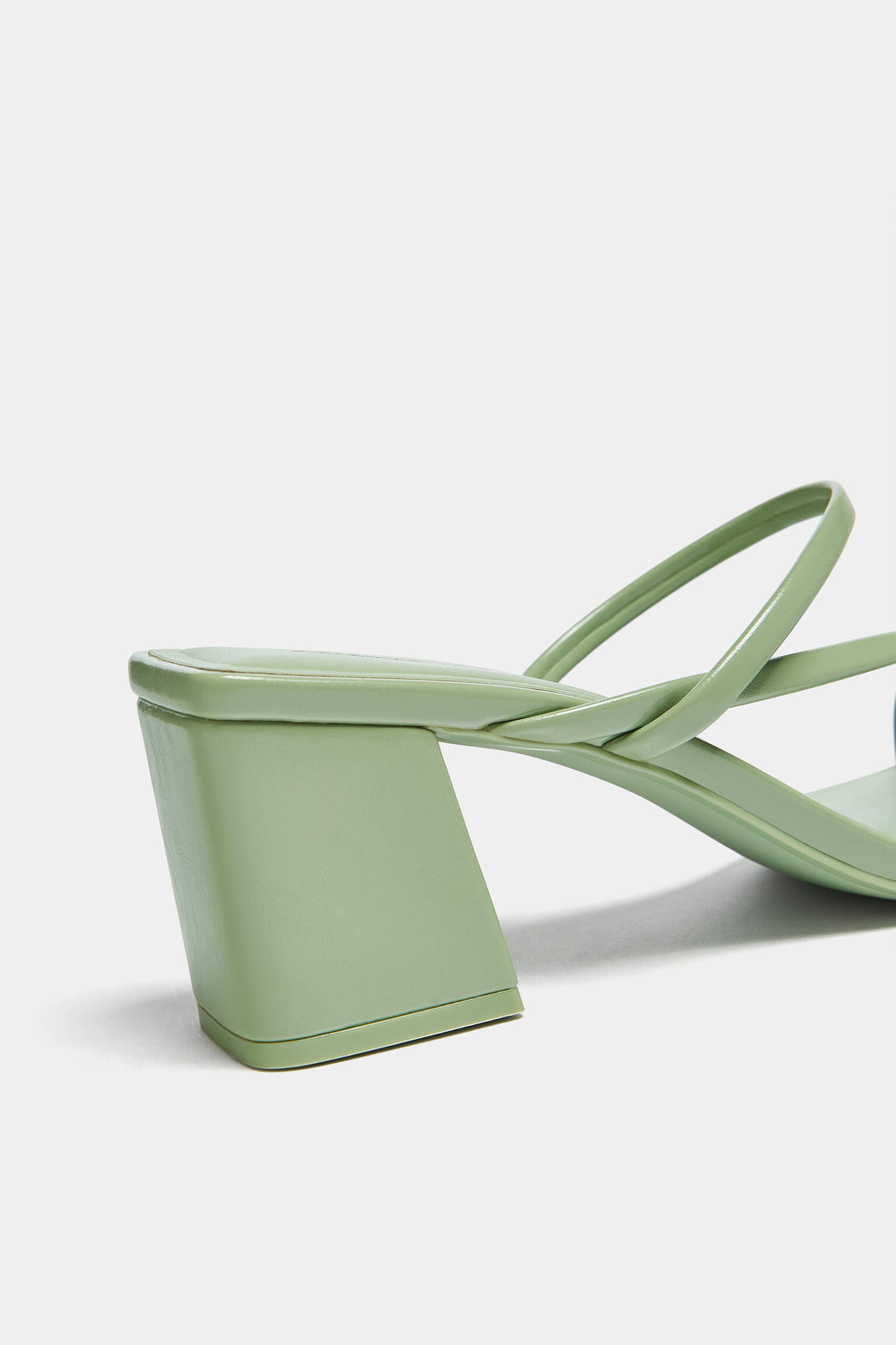 Sandália Mule Heel - Verde