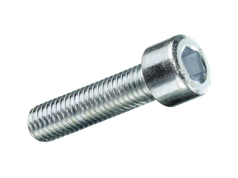 FTM Metrische Schrauben Zylinderkopf 5 x 25 mm Stahl, 12 St DIN 912 Innensechskantschrauben aus blau verzinktem Stahl