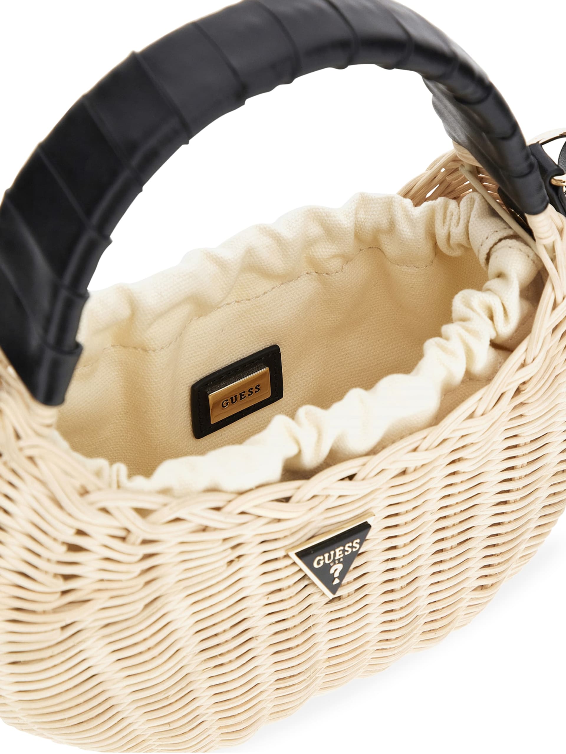 Bolsa de ombro mini de palha Sveiney