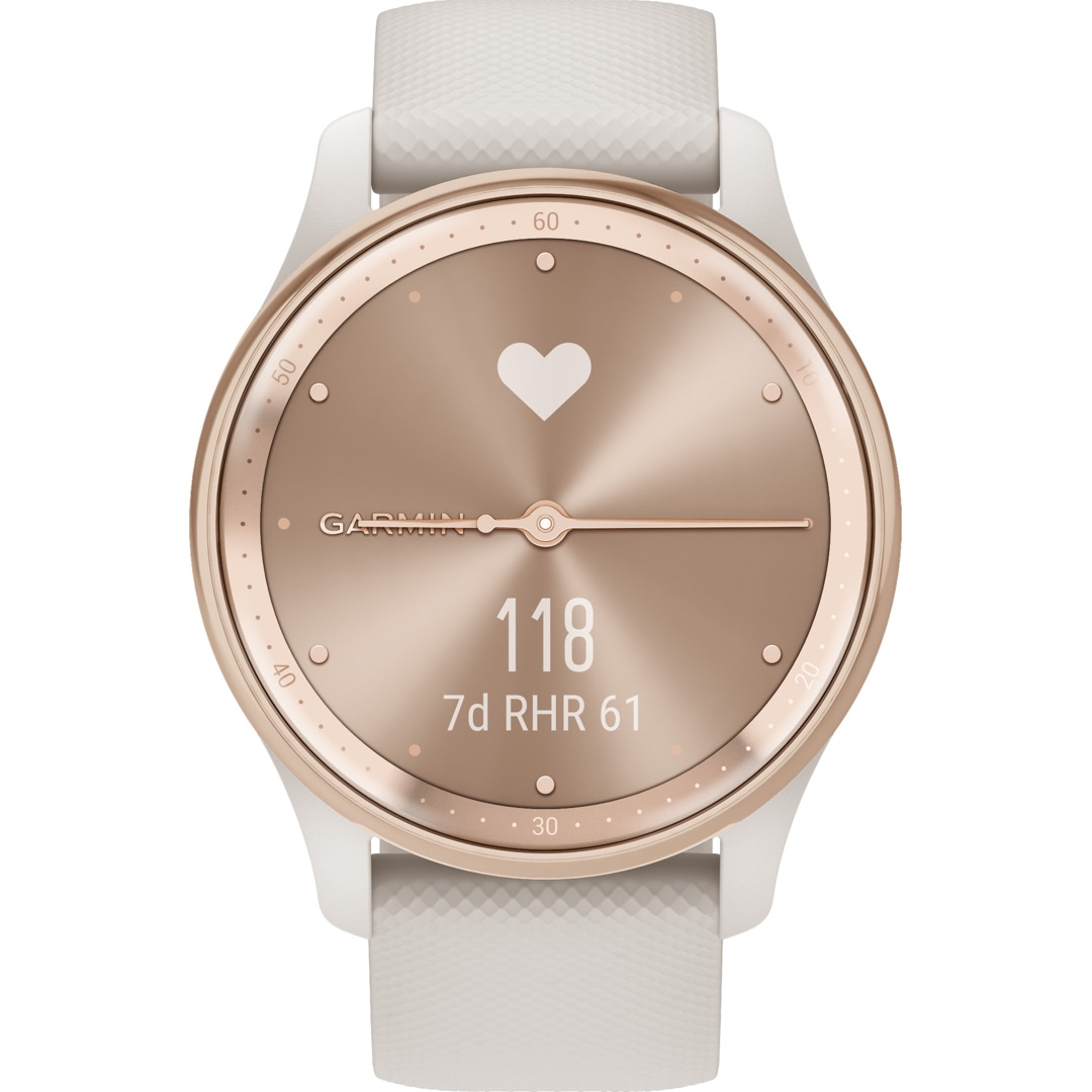 Garmin Vívomove Trend Hybrid Smartwatch Creme / Perlgold