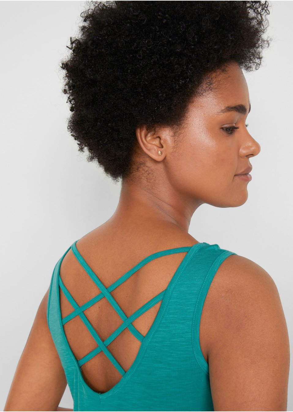 Top en jersey avec détail dos