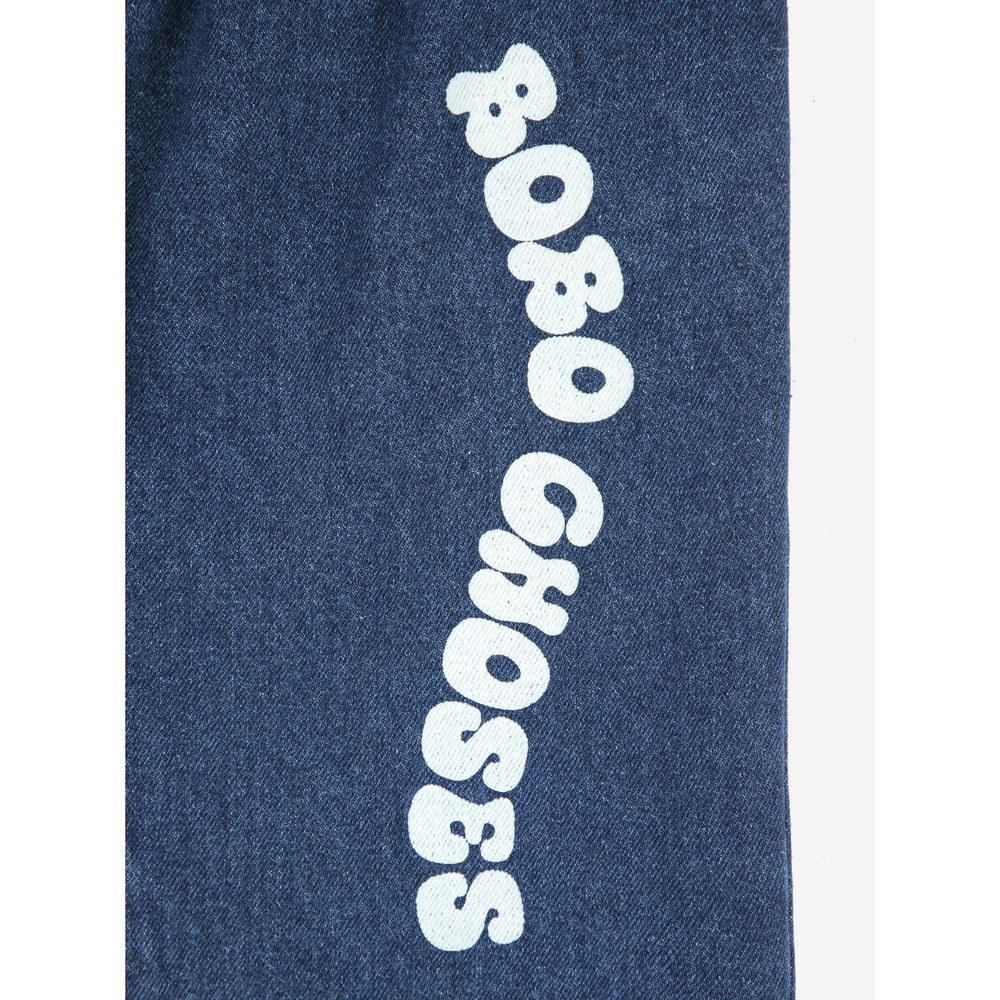 Køb Bobo Choses Blue Wavy Mid Denim Bukser