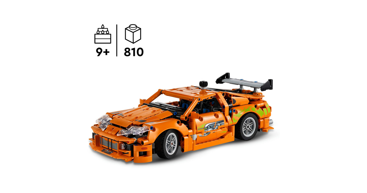 LEGOTechnic - Fast and Furious Toyota Supra MK4 Constructiespeelgoed  (42204)