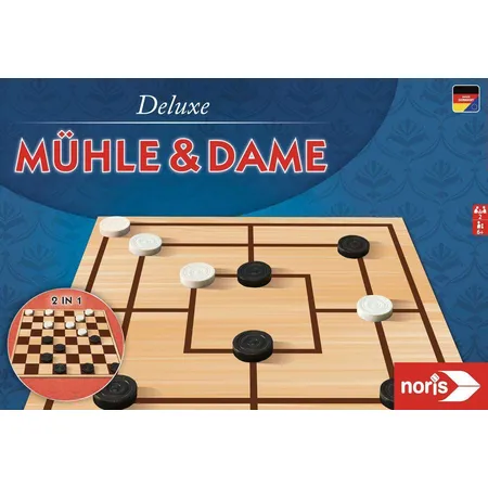 Noris Spiele Deluxe - Mühle & Dame