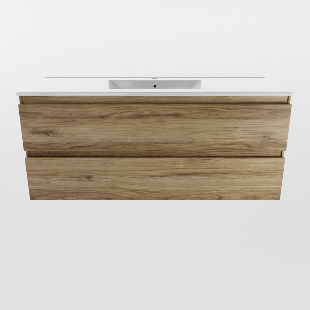 Mondiaz Aivy badmeubel 120cm chai met wastafel keramiek wit glans 1 kraangat en spiegelkast