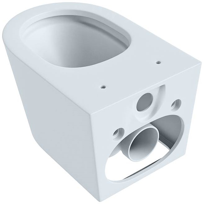 Mondiaz Lavie toiletpot randloos en diepspoel clay