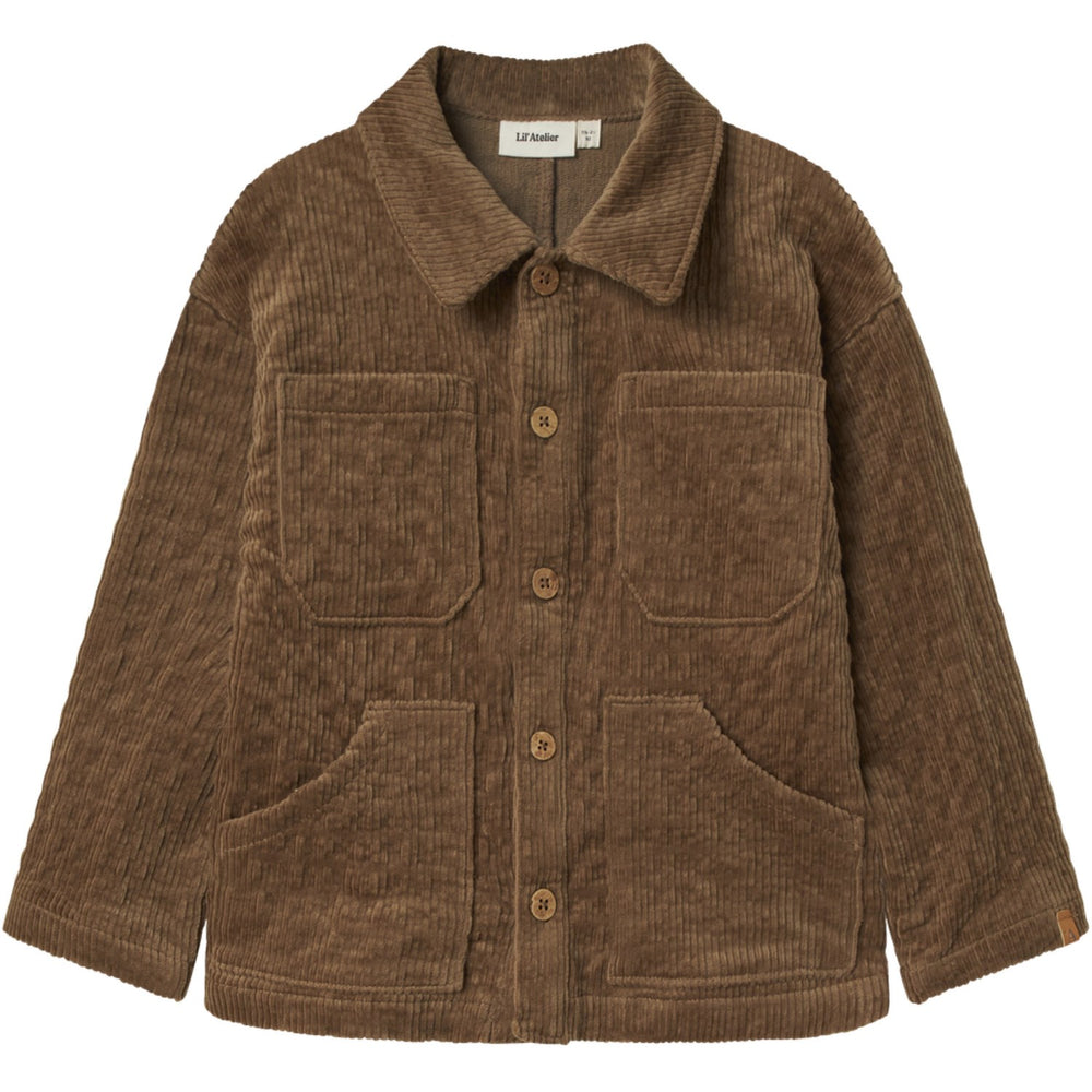Køb Lil'Atelier Sepia Tint Nmmosmund Ls Loose Cor Skjorte 4241-Sd Lil