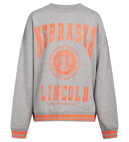 Grunt Sweatshirt - Sade - Grau Meliert