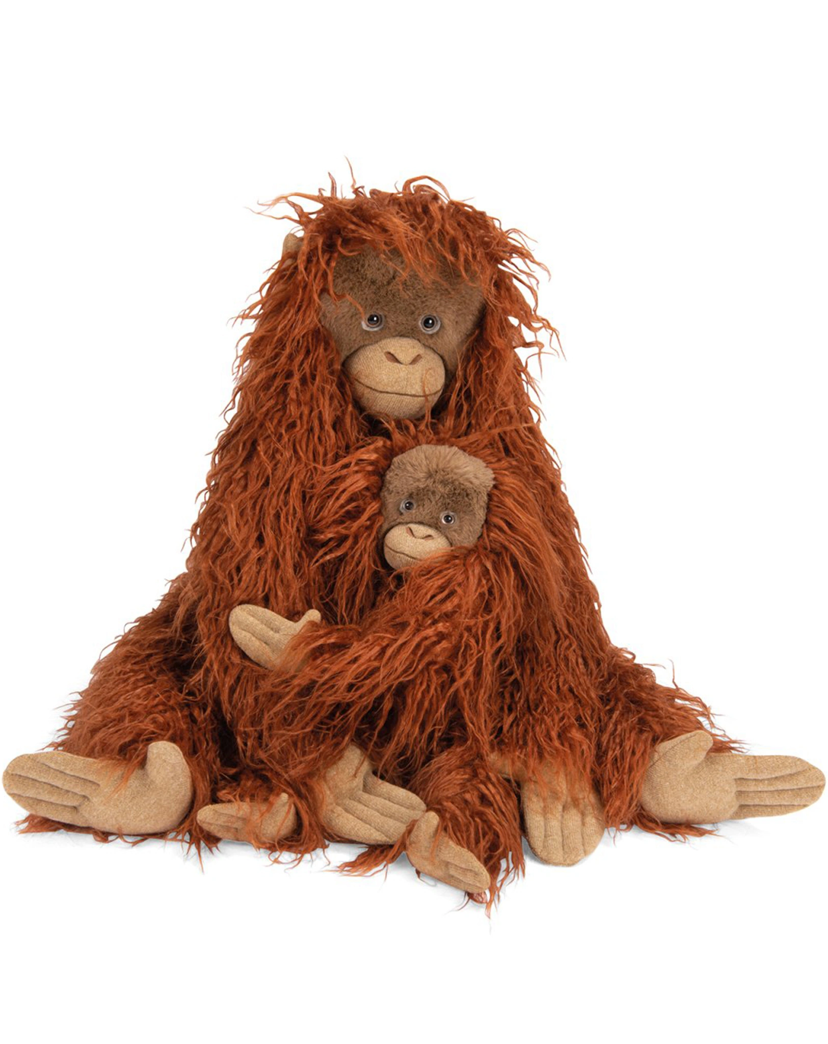 Kuscheltier KLEINER ORANG-UTAN (42cm) in braun