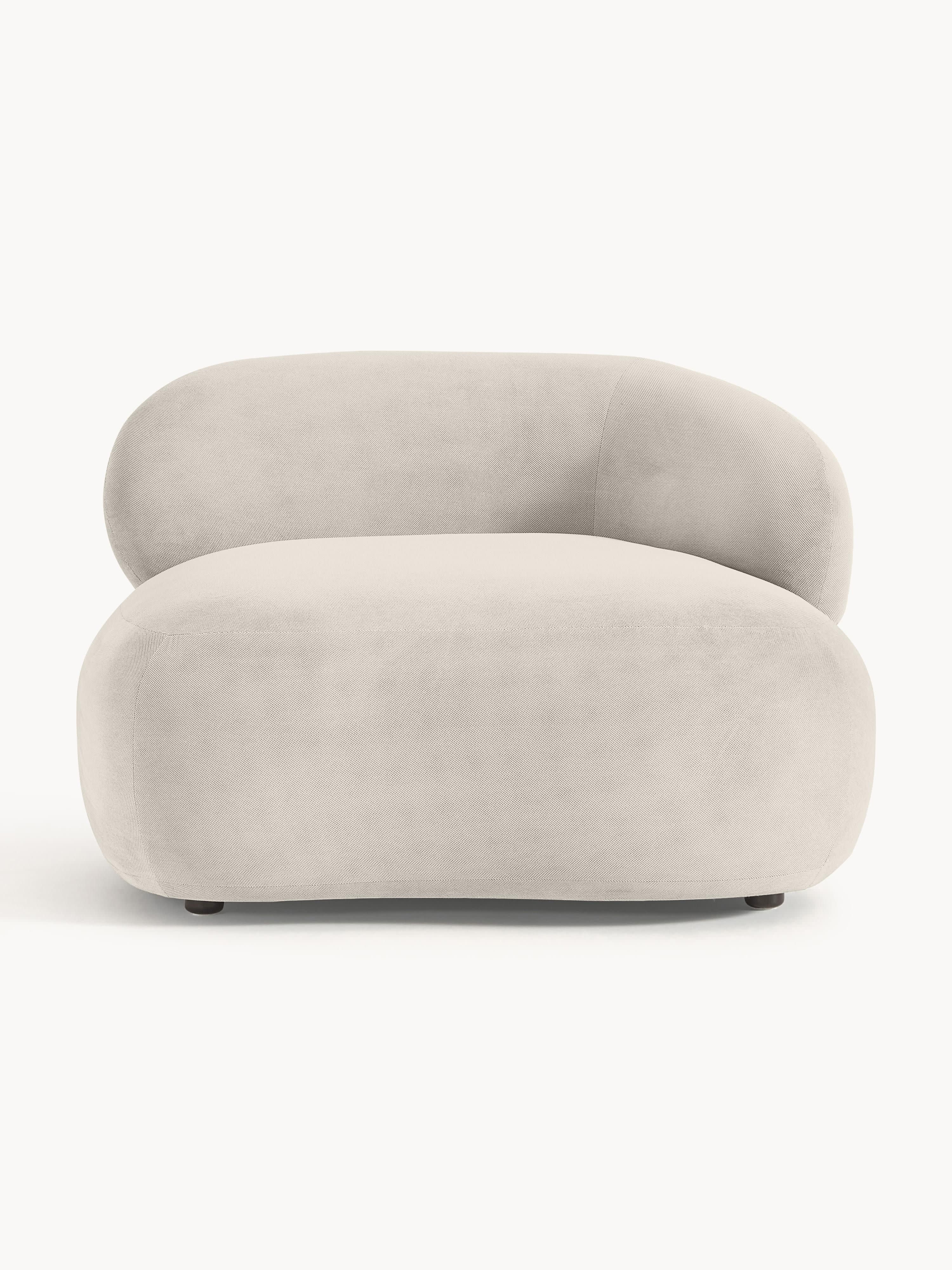 Niervormige loungefauteuil Alba