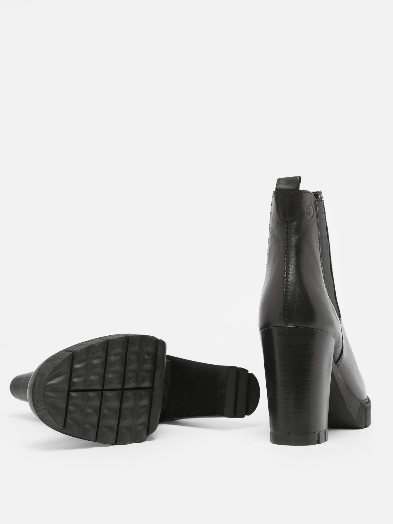 Bottines  talon en cuir TAMARIS