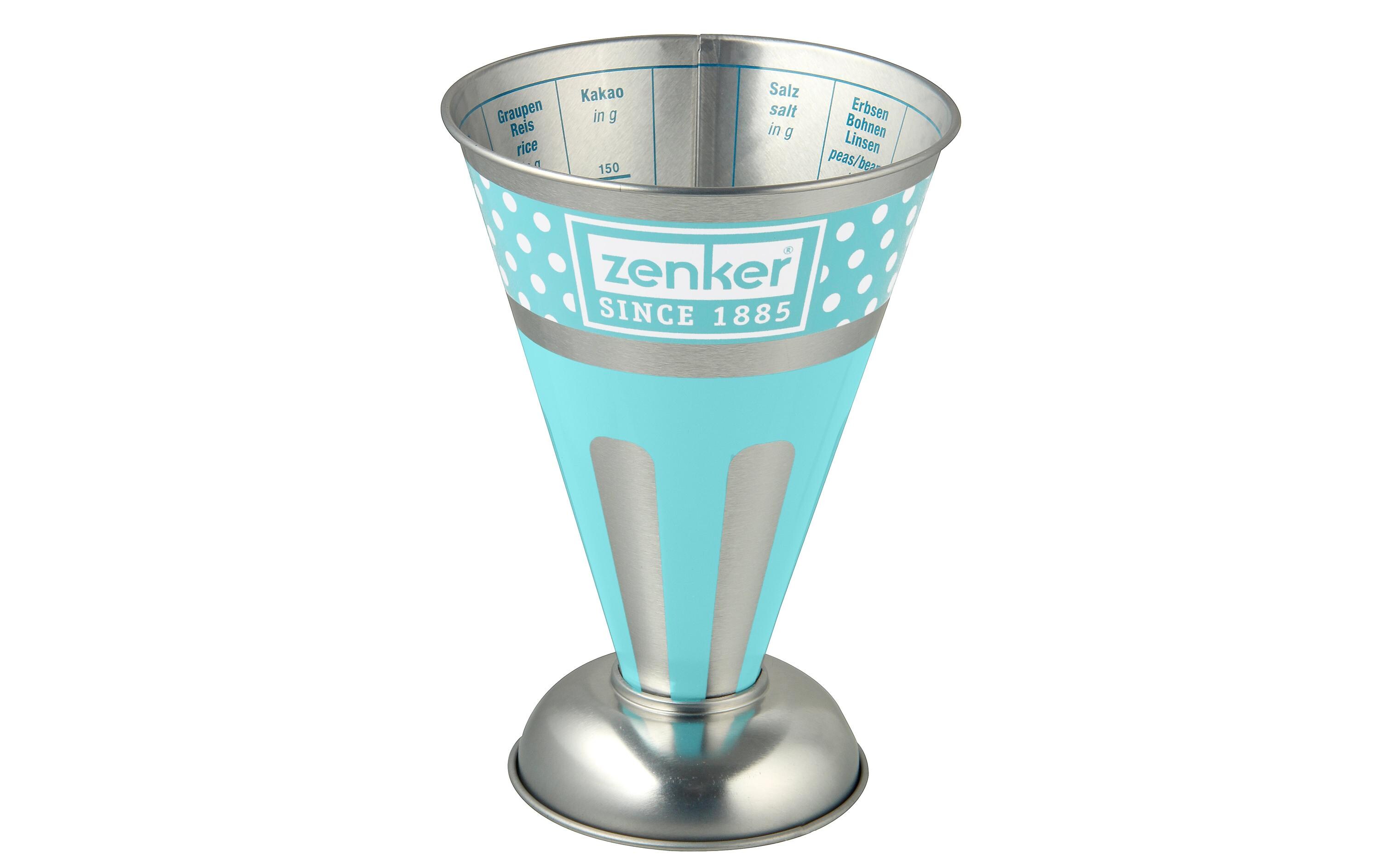 Messbecher 2.475 dl, Hellblau/SilberMassbecher