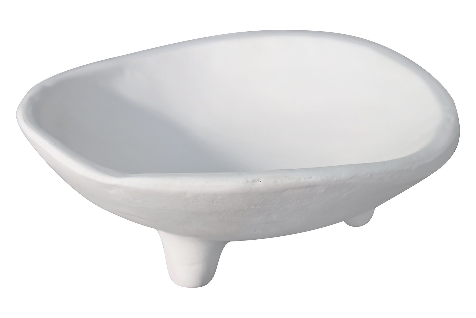 Amos fat Hvit keramikk B24 H8 cm