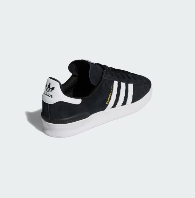 Adidas Skateboarding Campus ADV Black White White 4.5 US
