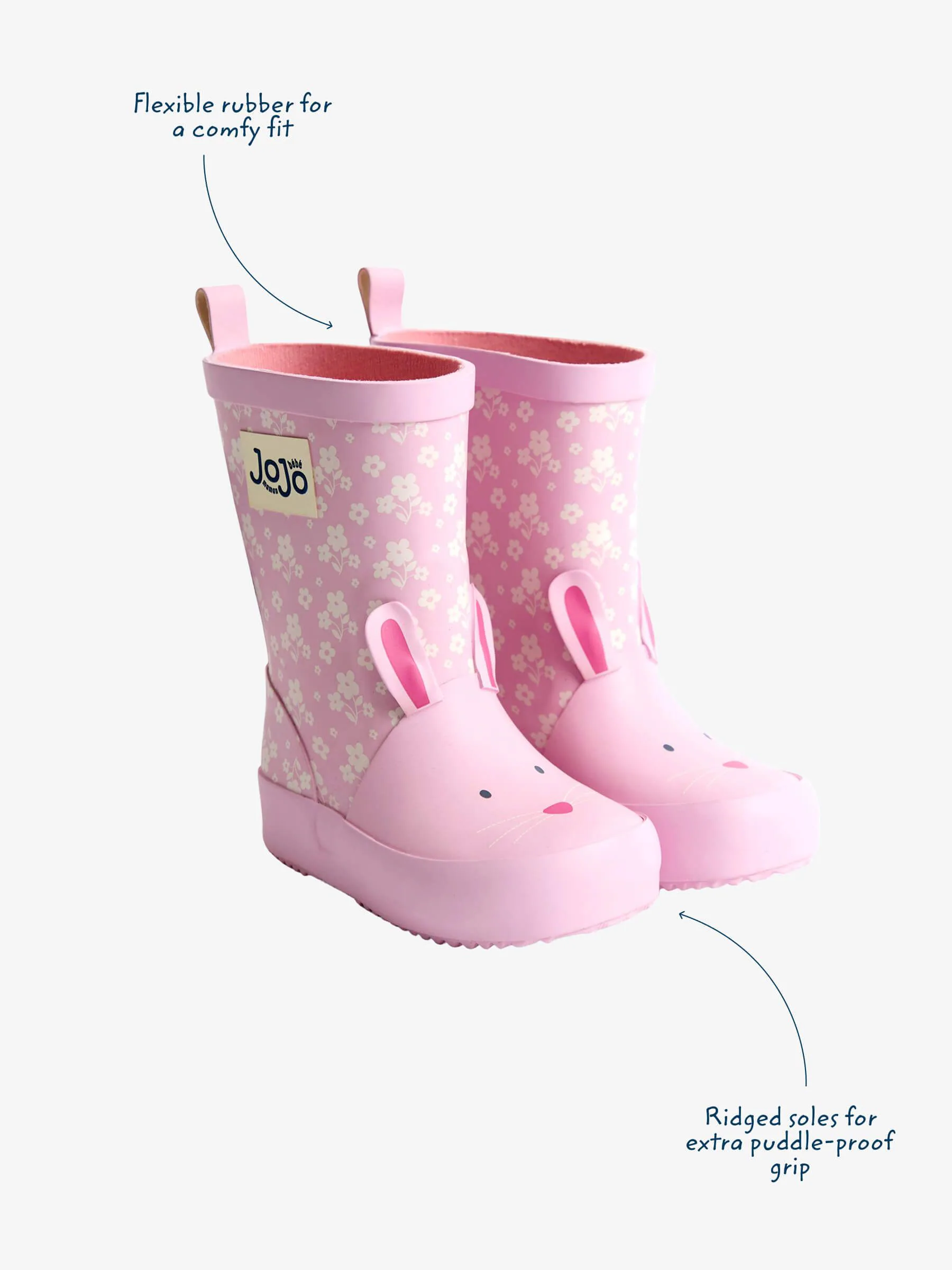 JoJo Maman Bébé Floral Wellies