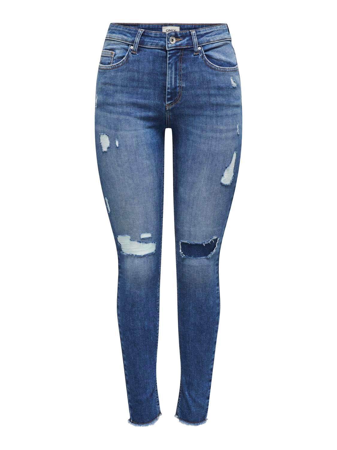 ONLBLUSH Mittlere Taille Skinny Fit Jeans Medium Blue Denim