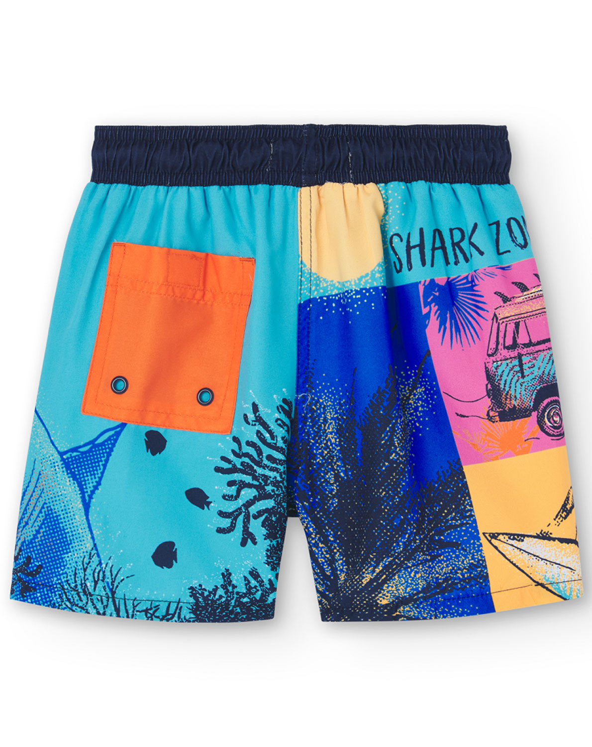 Badeshorts SHARK ZONE in bunt