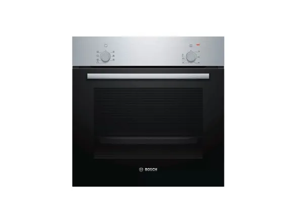 Bosch HBF010BR1S Serie | 2, Indbygningsovn, 60 x 60 cm, rustfrit stål