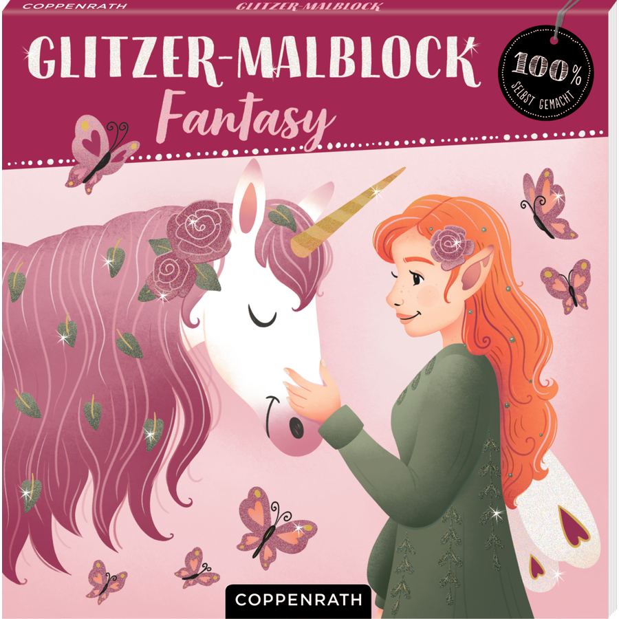 Coppenrath Glitzer-Malblock: Fantasy (100% selbst gemacht)