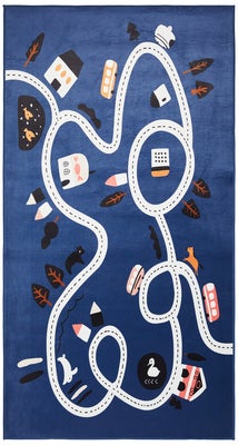 Alice & Alice & Fox Gulvteppe 80x150 Bilbane, Indigo