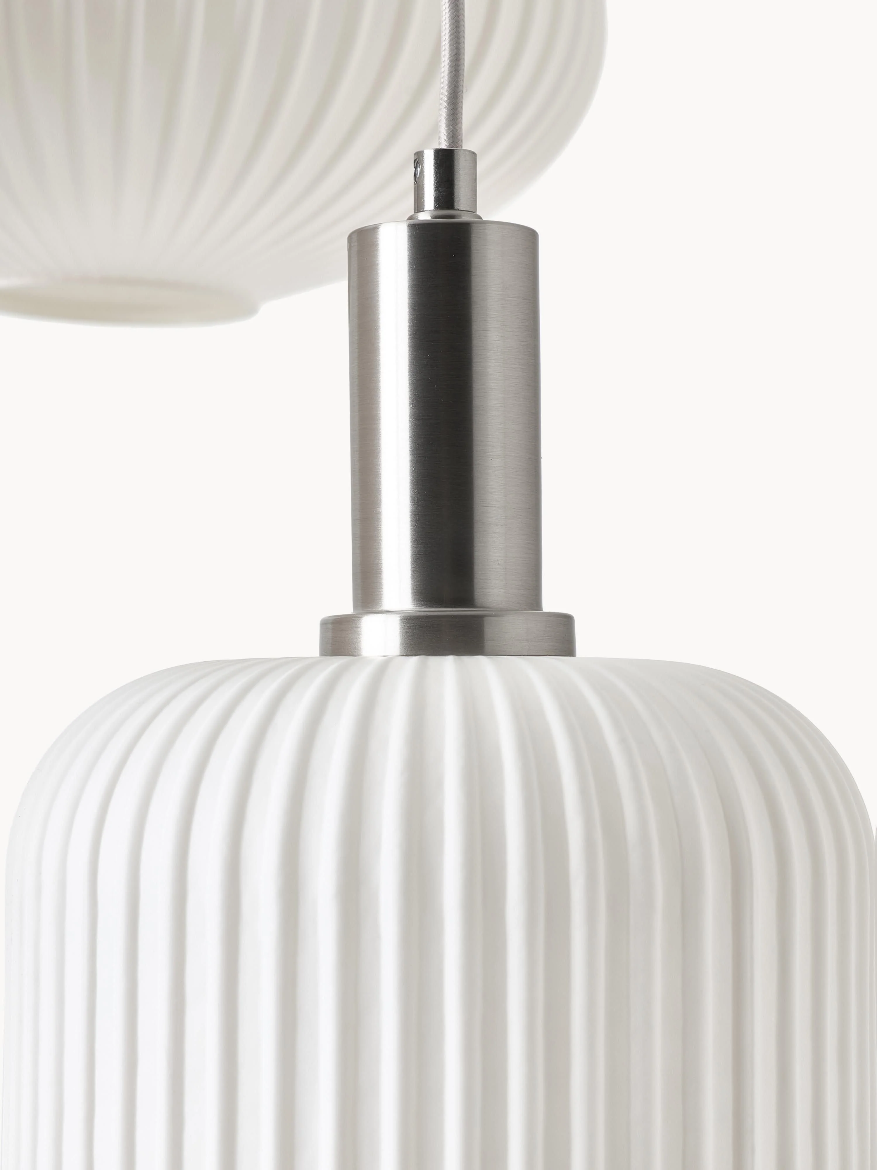 Cluster hanglamp Candela van opaalglas 1