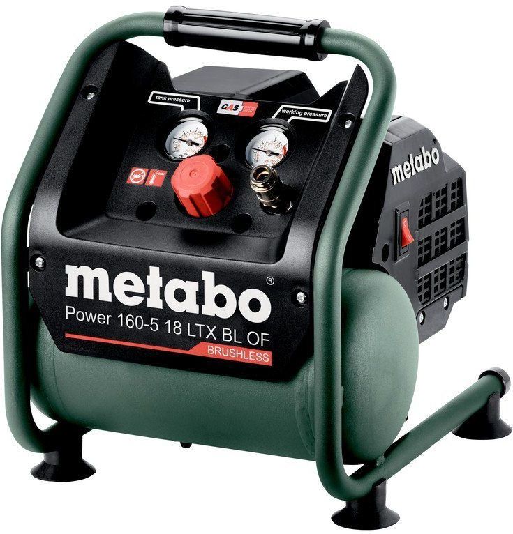 Metabo Power 160-5 18 LTX BL OF 18V Li-Ion accu compressor body - 8 bar - 120L/min - koolborstelloos